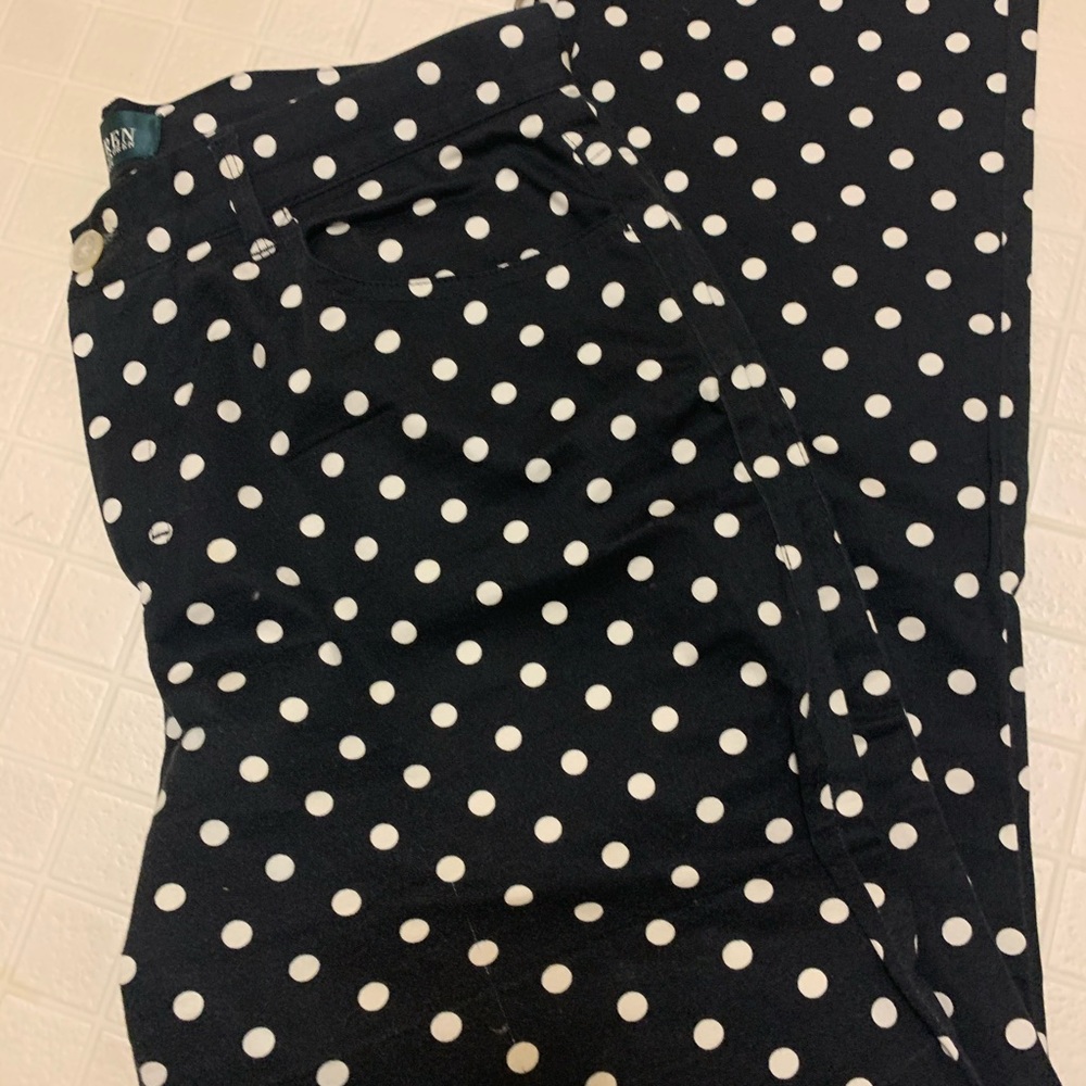 Vintage Ralph Lauren polka dot size 8/P pants - Picture 9 of 16